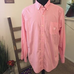 Chaps Easy Care Honeysuckle Button Down XL